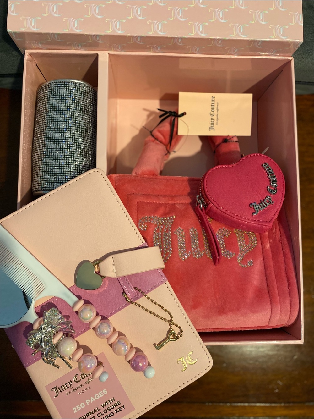Bundle Juicy Couture Gift Set with Free Journal Mirror Pen set
